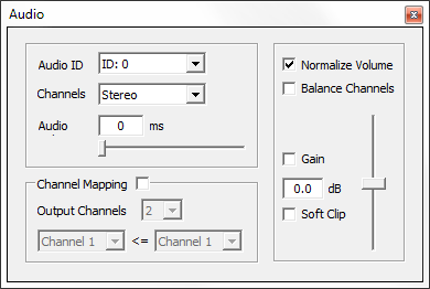 mediacoder x64 select audio tracks